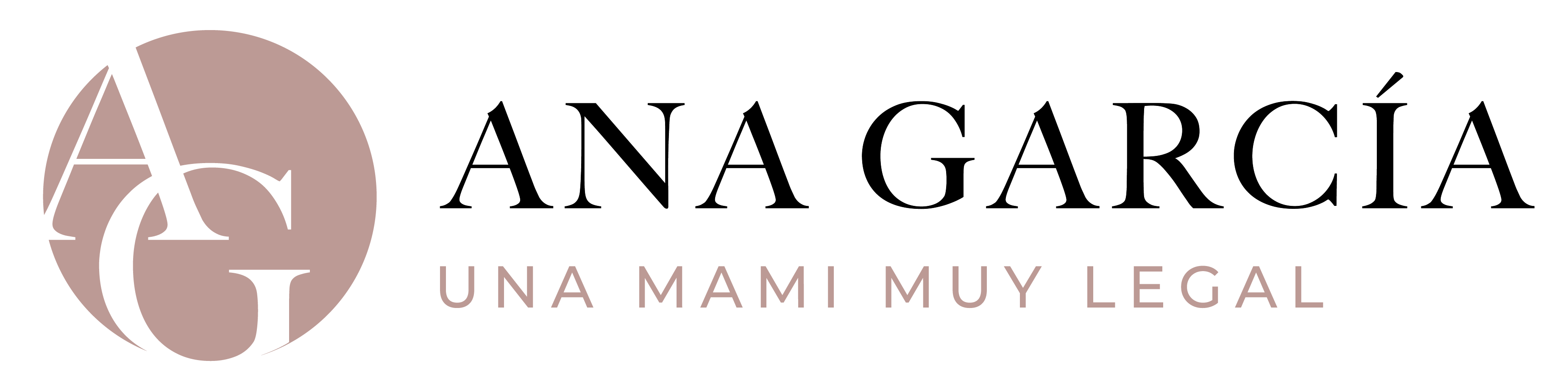 Logotip oficial d’Ana García — Una Mami Legal